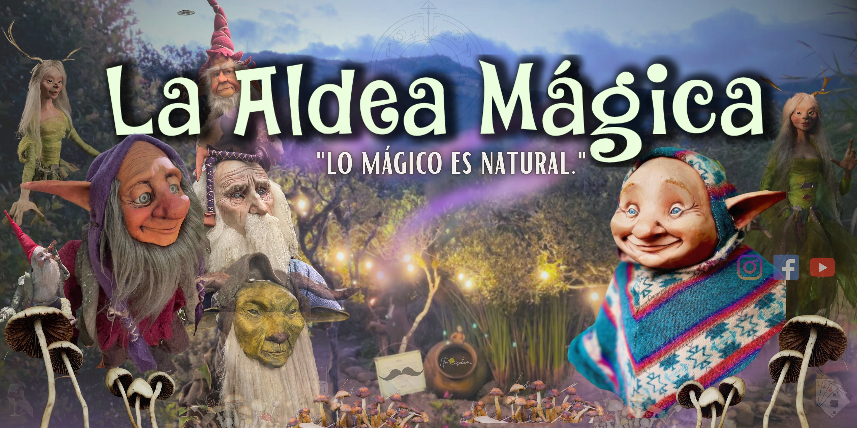 Vista de La Aldea Mágica en Baños de Agua Santa